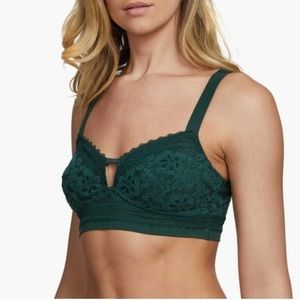 Free People Annabelle Bralette in Pine